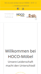 Mobile Screenshot of hoco-moebel.de