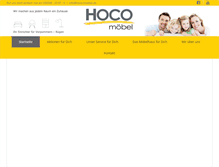 Tablet Screenshot of hoco-moebel.de